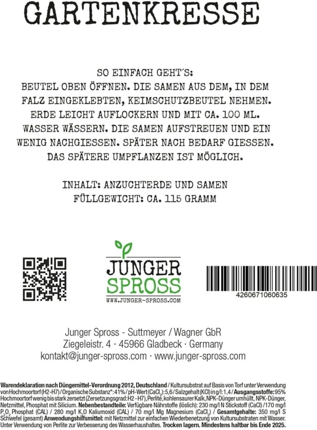 Set Di Coltivazione "Do Small Things With Great Love"