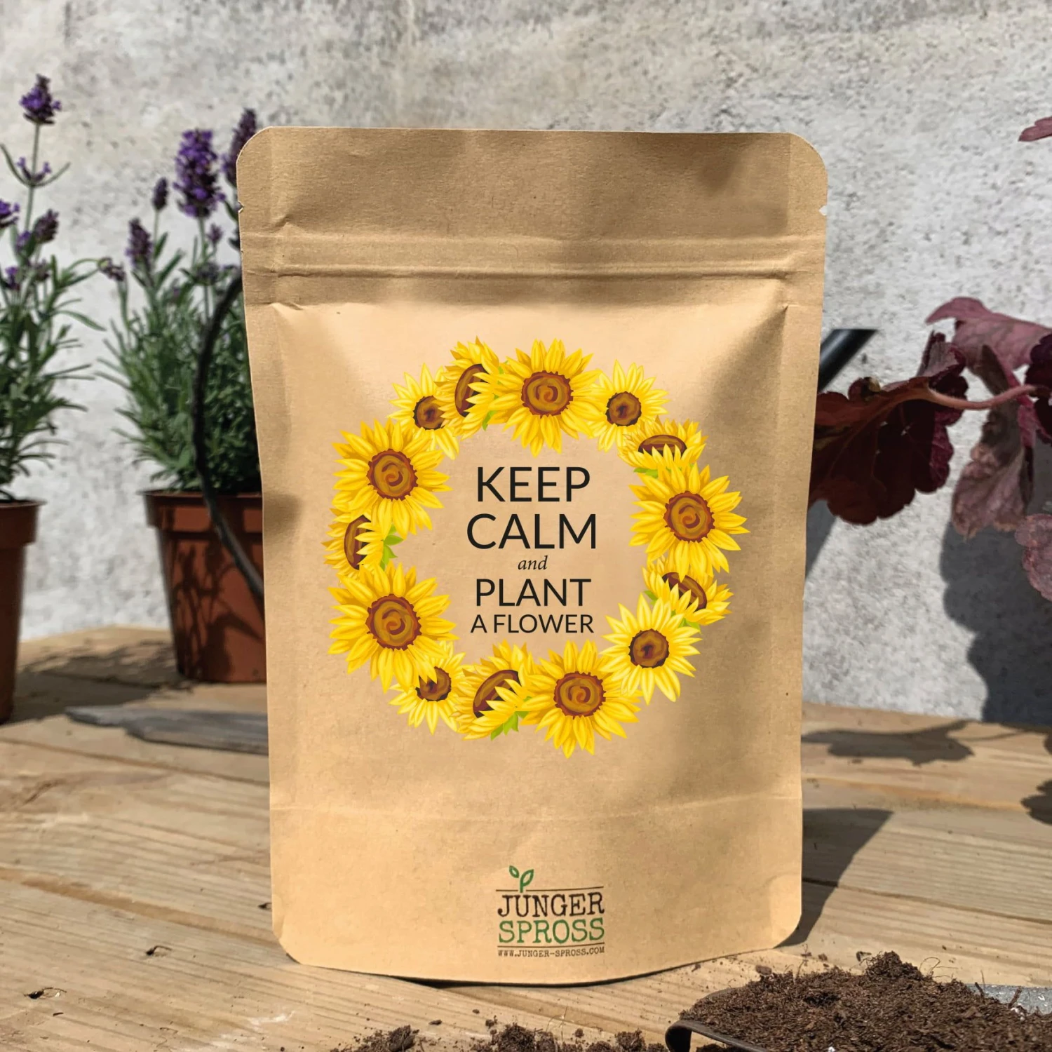 Set Di Coltivazione "Keep Calm And Plant A Flower" - immagine 2