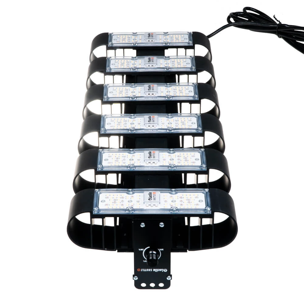 Lucilu Shuttle 6 LED Lampada 240 W Dimmerabile Argento