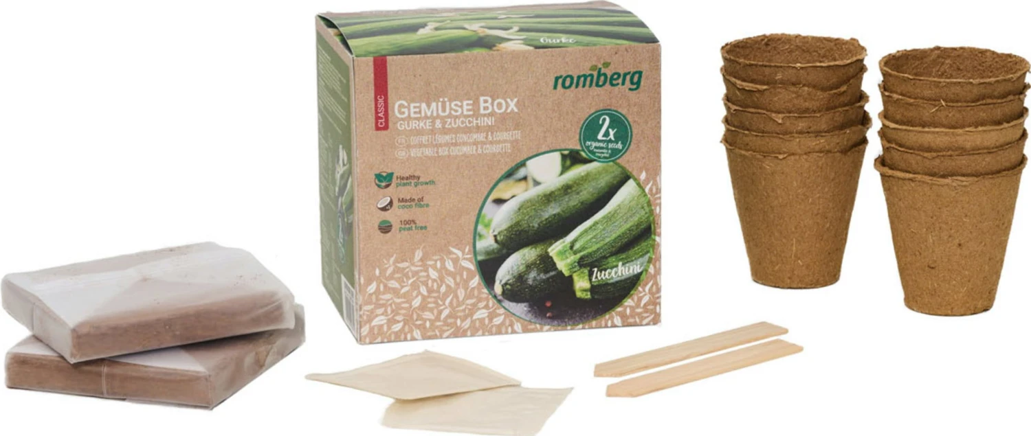 Set Per Coltivazione Di Verdure - Cetrioli E Zucchine