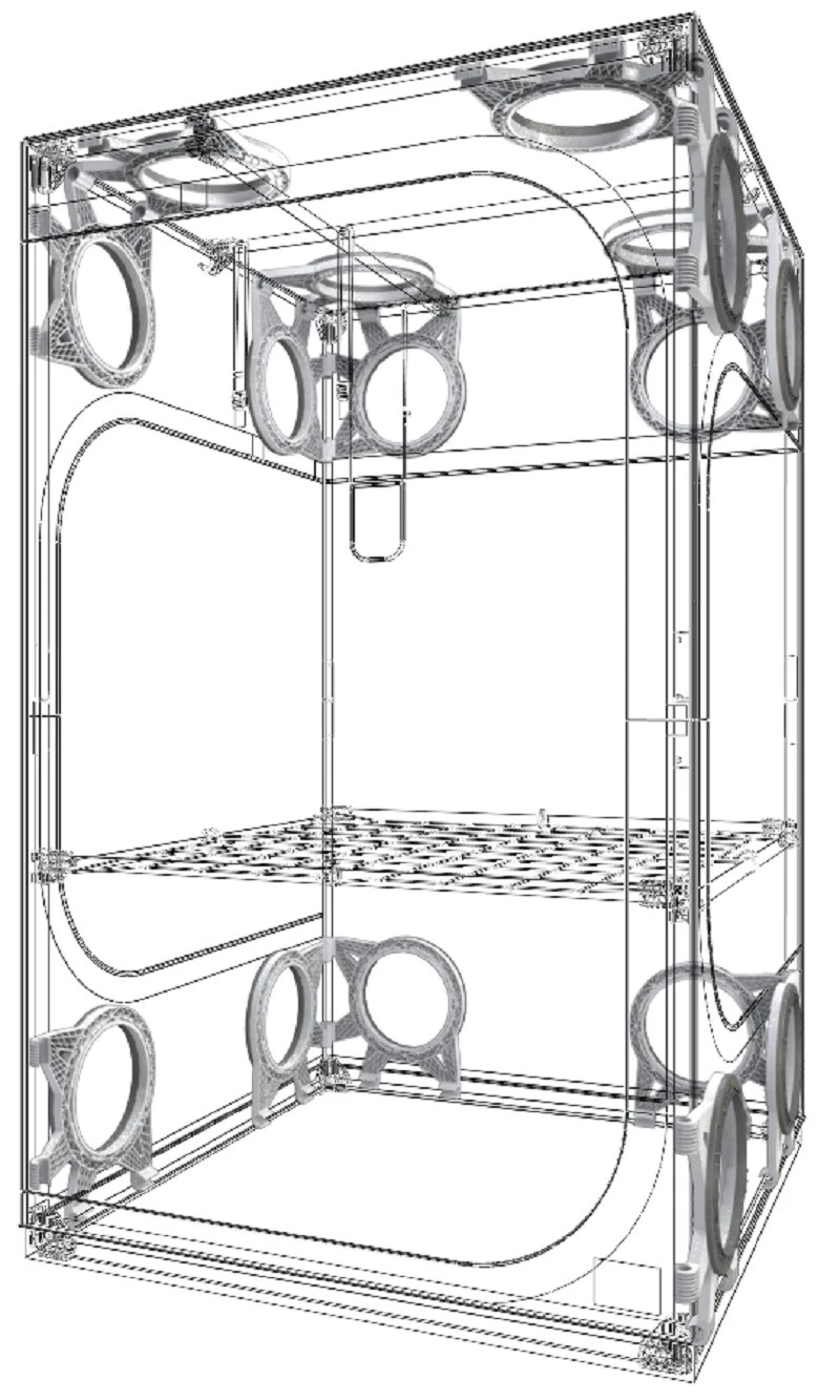 Secret Jardin Dark Street DS90 R4.00 - 90x90x178 Cm - immagine 2