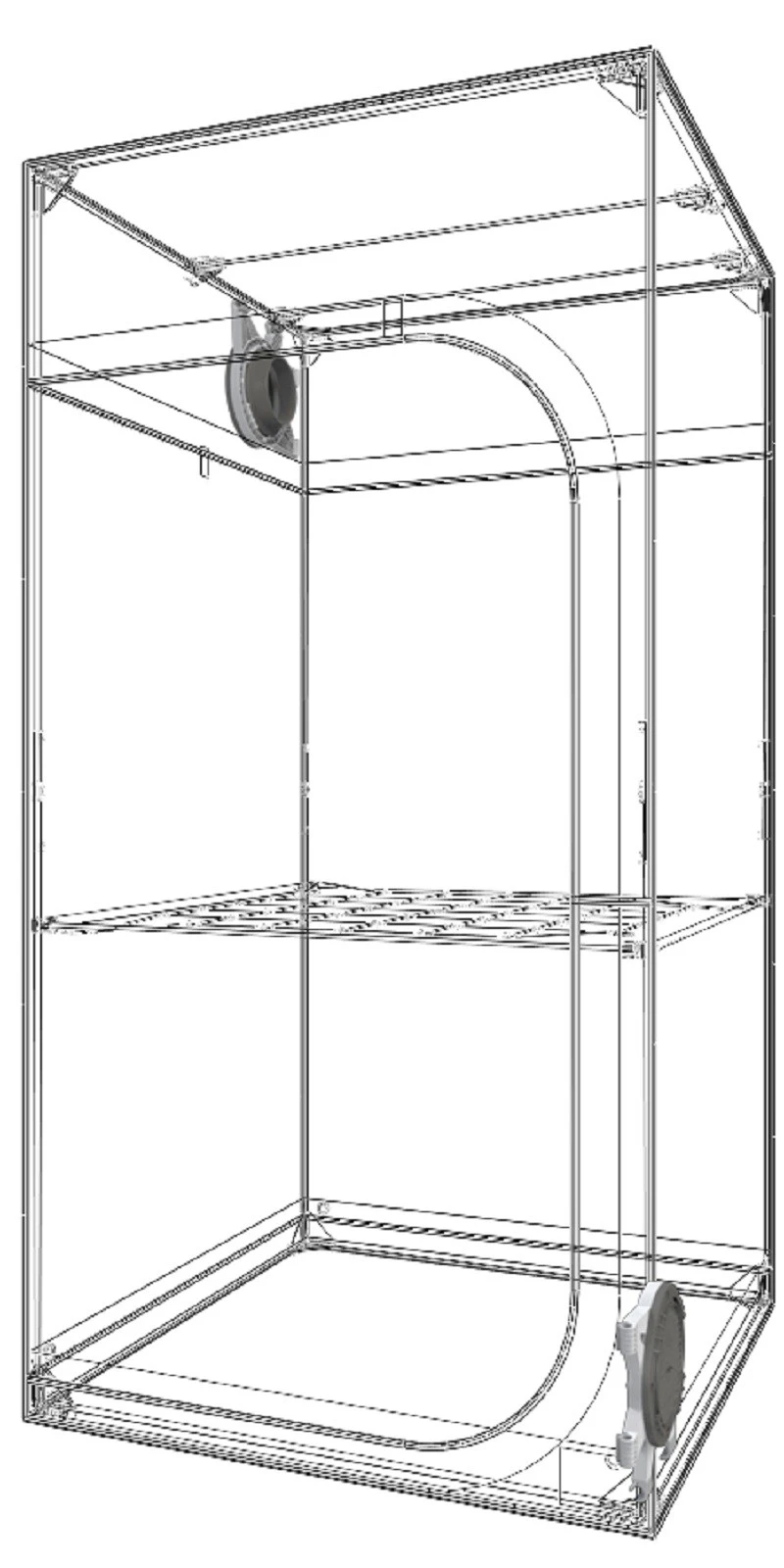 Secret Jardin Dark Street DS90 R4.00 - 90x90x178 Cm - immagine 7